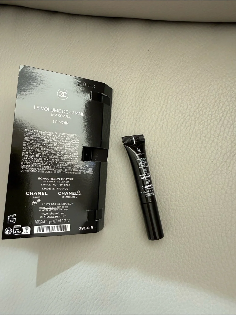 Chanel le volume de Chanel mascara - sample size